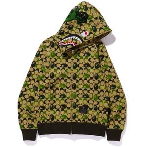 BAPE x Coach Shark Full Zip Hoodie